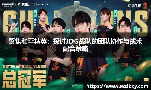聚焦和平精英：探讨JDG战队的团队协作与战术配合策略
