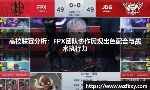 高校联赛分析：FPX团队协作展现出色配合与战术执行力