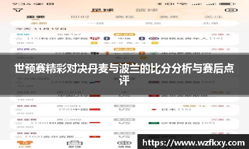 世预赛精彩对决丹麦与波兰的比分分析与赛后点评