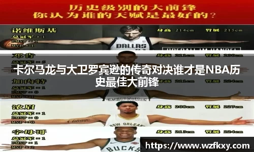 卡尔马龙与大卫罗宾逊的传奇对决谁才是NBA历史最佳大前锋